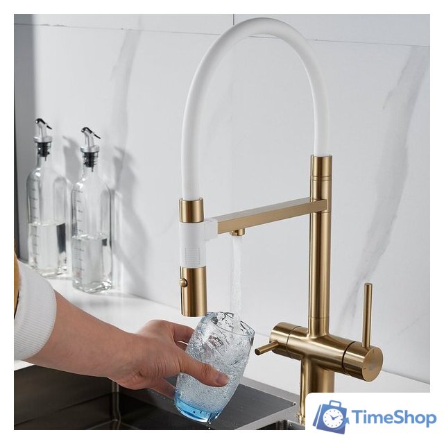 Смеситель Rose R958G (золотой сатин) - Изображение №9 — Интернет-магазин Time-Shop