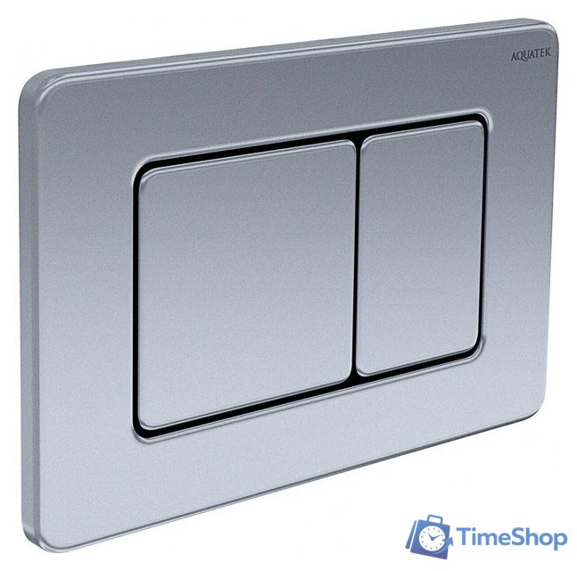 Панель смыва Aquatek KDI-0000032 (нержавеющая сталь) - Изображение №2 — Интернет-магазин Time-Shop