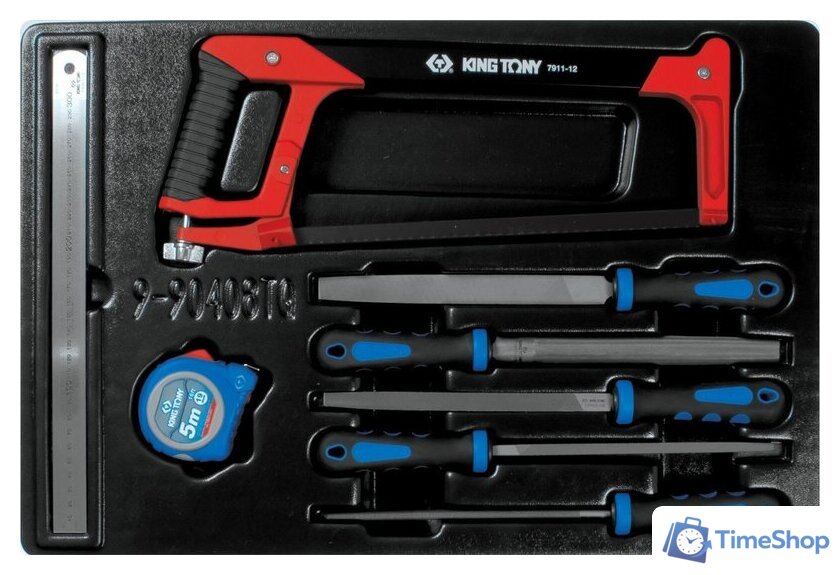 Набор напильников King Tony 9-90408TQ (8 предметов) - Изображение №1 — Интернет-магазин Time-Shop