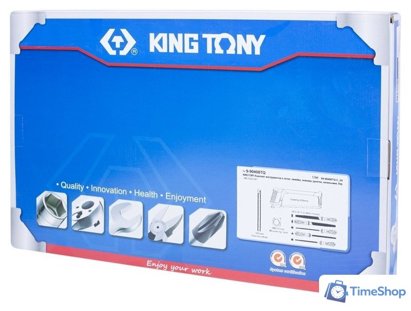 Набор напильников King Tony 9-90408TQ (8 предметов) - Изображение №2 — Интернет-магазин Time-Shop