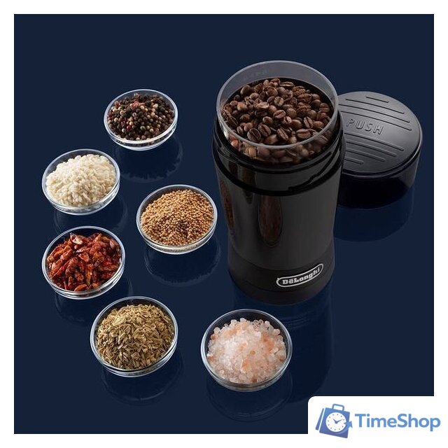 Электрическая кофемолка DeLonghi KG 200 - Изображение №6 — Интернет-магазин Time-Shop