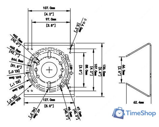 Кронштейн Uniview TR-UP06-IN - Изображение №2 — Интернет-магазин Time-Shop