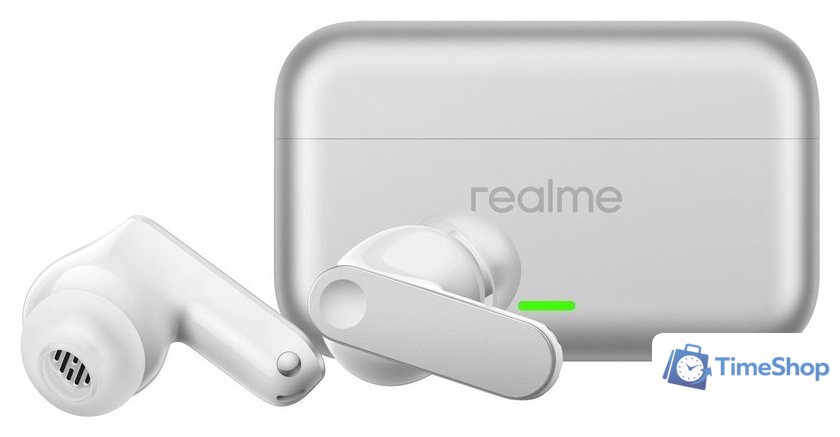 Наушники Realme Buds T500 Pro (белый/серебристый) - Изображение №2 — Интернет-магазин Time-Shop