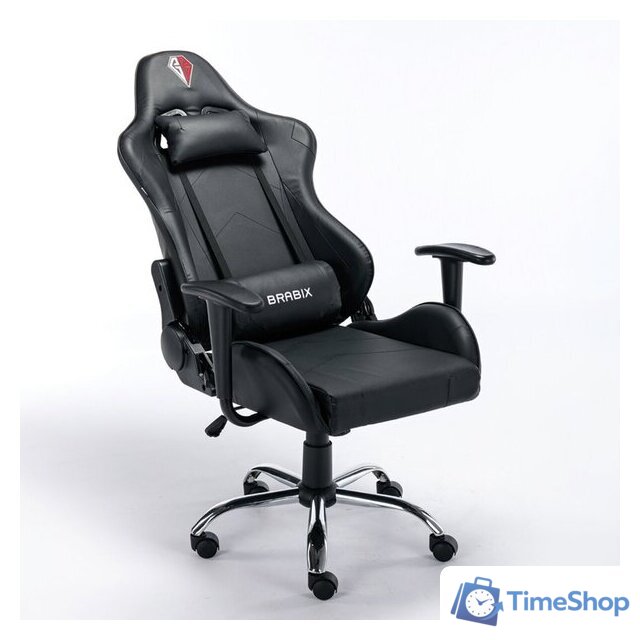 Игровое (геймерское) кресло Brabix Hunter Gm-130 532798 (черный) - Изображение №3 — Интернет-магазин Time-Shop