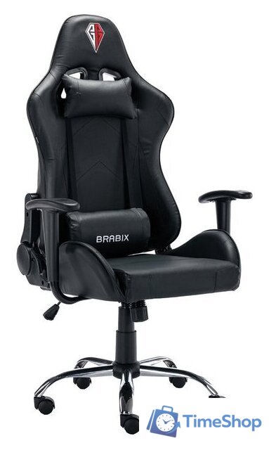 Игровое (геймерское) кресло Brabix Hunter Gm-130 532798 (черный) - Изображение №1 — Интернет-магазин Time-Shop