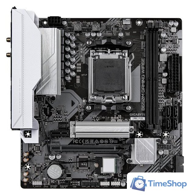 Материнская плата Gigabyte B650M Gaming WiFi6E (rev. 1.2) - Изображение №1 — Интернет-магазин Time-Shop