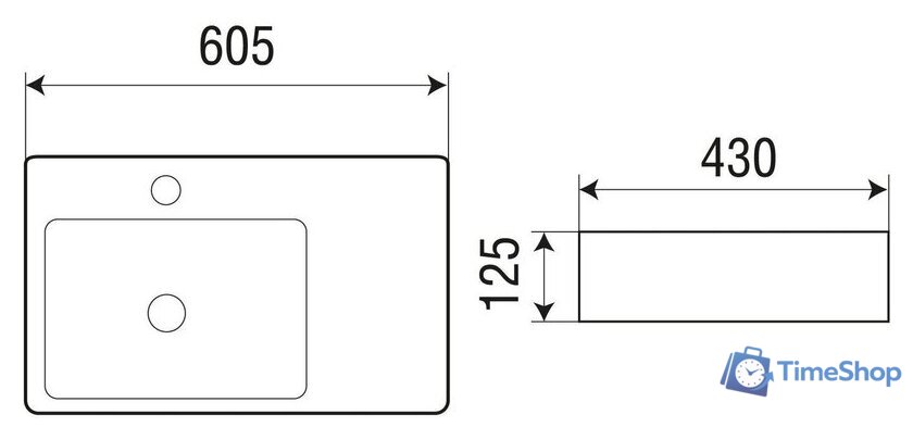 Умывальник WeltWasser Elbach 2223 R - Изображение №4 — Интернет-магазин Time-Shop