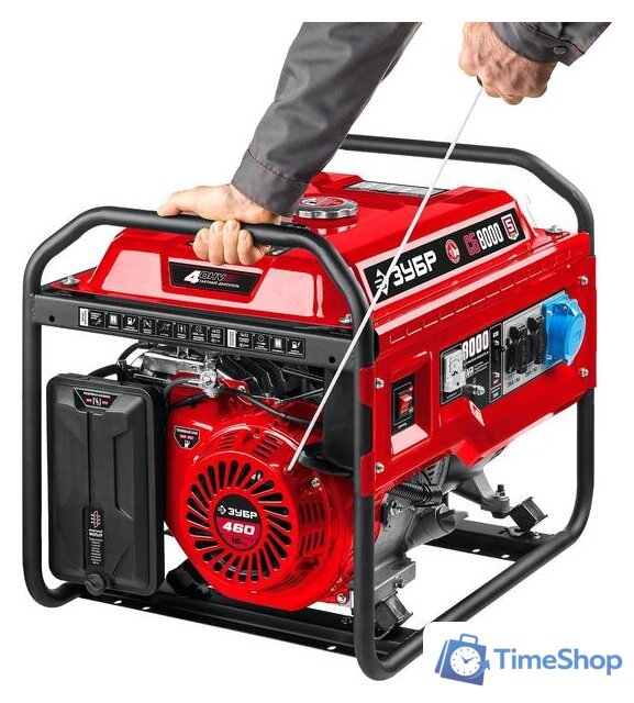 Бензиновый генератор Зубр СБ-8000 - Изображение №8 — Интернет-магазин Time-Shop