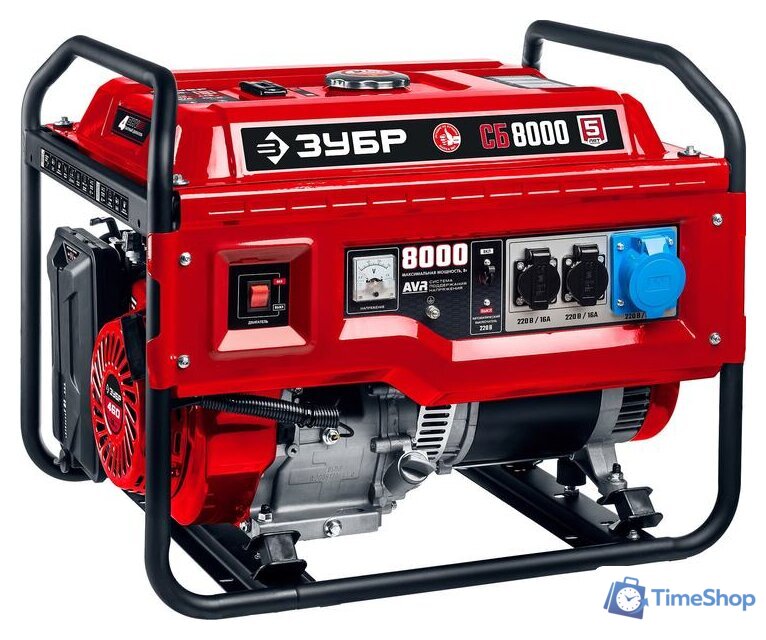 Бензиновый генератор Зубр СБ-8000 - Изображение №1 — Интернет-магазин Time-Shop