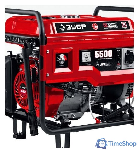 Бензиновый генератор Зубр СБ-8000 - Изображение №2 — Интернет-магазин Time-Shop
