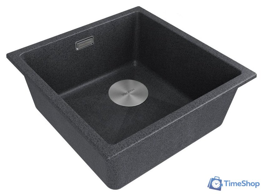 Кухонная мойка Paulmark IT-Granit Lumi 45 Uni-Skew LU45SK-DG (темно-серый/графит) - Изображение №2 — Интернет-магазин Time-Shop