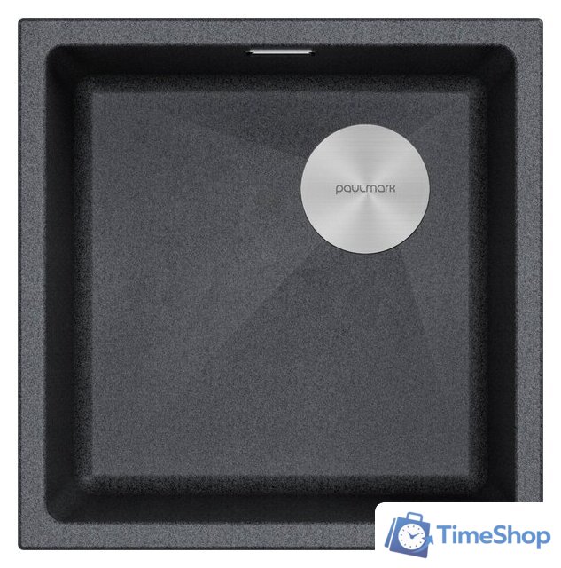 Кухонная мойка Paulmark IT-Granit Lumi 45 Uni-Skew LU45SK-DG (темно-серый/графит) - Изображение №1 — Интернет-магазин Time-Shop