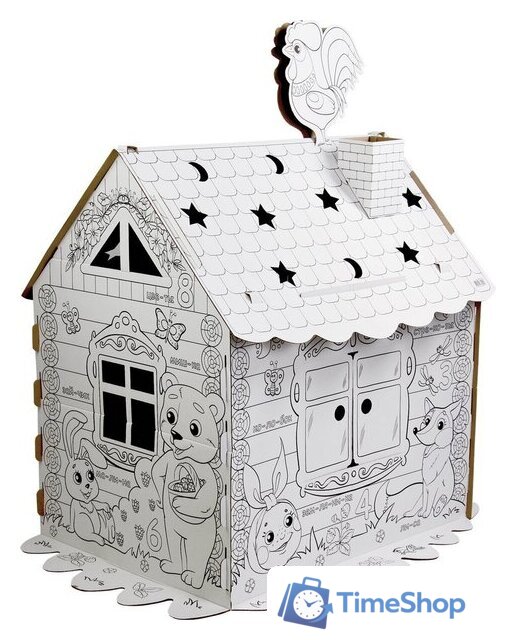Домик-раскраска BRAUBERG Kids. Раскраска. Сказочный 880364 - Изображение №4 — Интернет-магазин Time-Shop