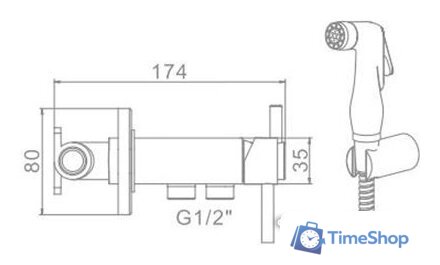 Гигиенический душ Ledeme L5398-1 - Изображение №4 — Интернет-магазин Time-Shop