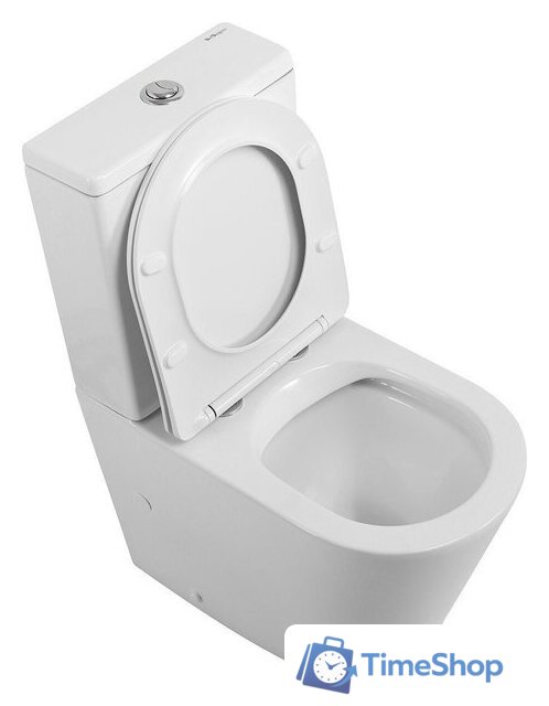 Унитаз напольный BelBagno BB2149CPR/SC (с сиденьем) - Изображение №4 — Интернет-магазин Time-Shop