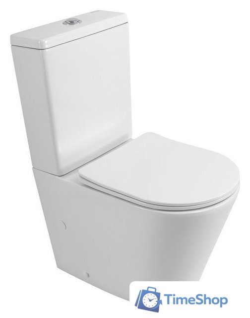 Унитаз напольный BelBagno BB2149CPR/SC (с сиденьем) - Изображение №2 — Интернет-магазин Time-Shop