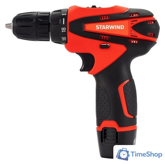 Дрель-шуруповерт StarWind CDT12-2.0/2S1 (с 2-мя АКБ, кейс) - Изображение №7 — Интернет-магазин Time-Shop