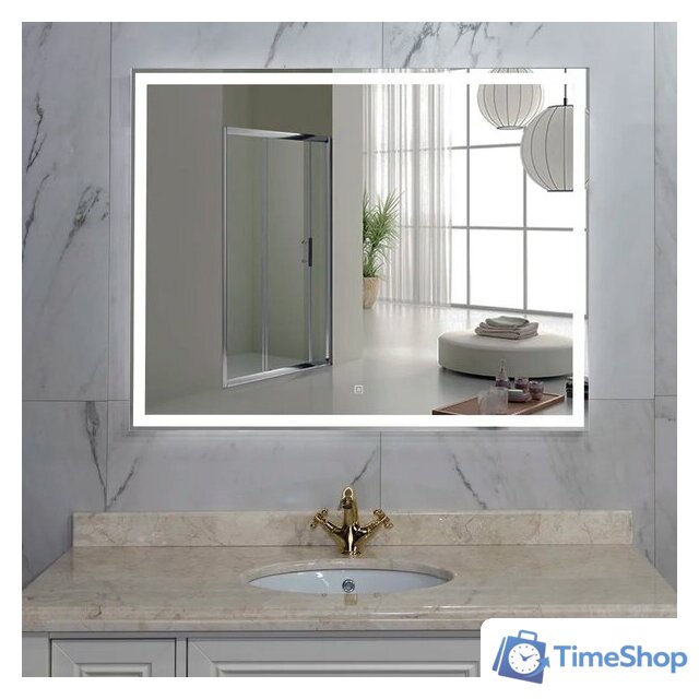  Пекам Зеркало Greta 100x60 greta-100x60s (с подсветкой и сенсором на прикосновение) - Изображение №4 — Интернет-магазин Time-Shop