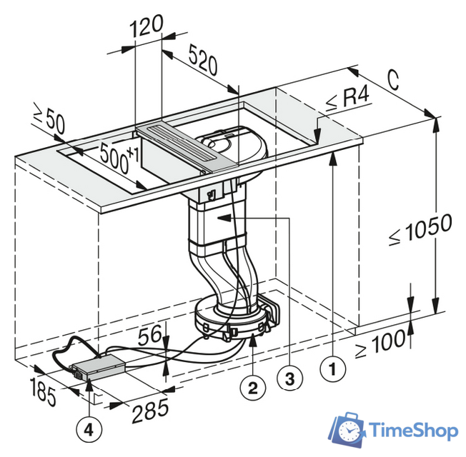 Кухонная вытяжка Miele CSDA 7001 FL - Изображение №5 — Интернет-магазин Time-Shop
