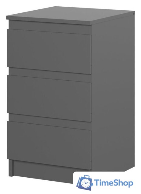 Тумба НК-Мебель Stern Т-9 3-я 72677834 (серый графит) - Изображение №1 — Интернет-магазин Time-Shop