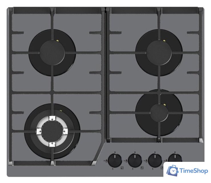 Варочная панель ZorG HAG63 FDW gray - Изображение №1 — Интернет-магазин Time-Shop