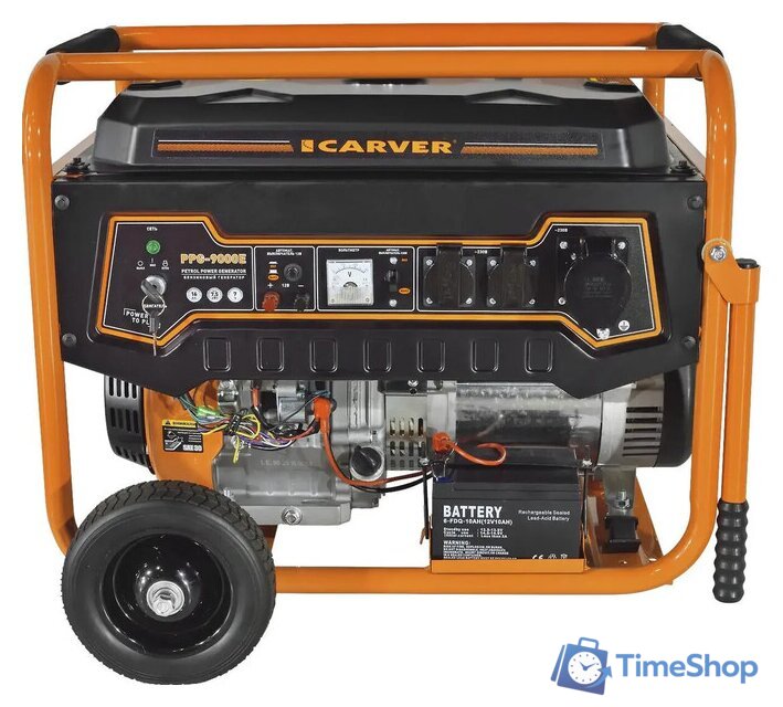 Бензиновый генератор Carver PPG-9000E - Изображение №1 — Интернет-магазин Time-Shop