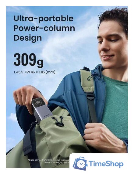 Внешний аккумулятор Ugreen PB724 12000mAh (серый, китайская версия) - Изображение №8 — Интернет-магазин Time-Shop