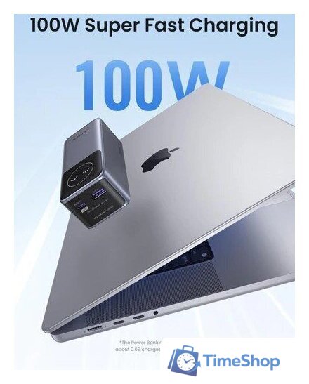 Внешний аккумулятор Ugreen PB724 12000mAh (серый, китайская версия) - Изображение №2 — Интернет-магазин Time-Shop