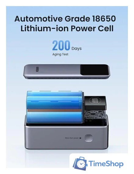 Внешний аккумулятор Ugreen PB724 12000mAh (серый, китайская версия) - Изображение №7 — Интернет-магазин Time-Shop