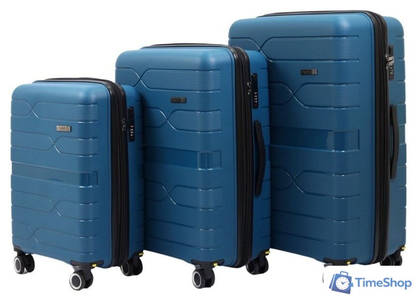 Чемодан-спиннер Pride РР-204 (L, синий) - Изображение №11 — Интернет-магазин Time-Shop