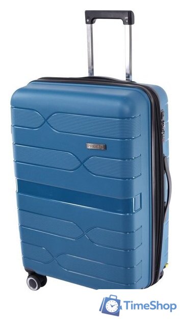 Чемодан-спиннер Pride РР-204 (L, синий) - Изображение №2 — Интернет-магазин Time-Shop
