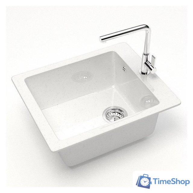 Кухонная мойка MARRBAXX Карельский камень модель 8/G31 F008G031 (белый) - Изображение №2 — Интернет-магазин Time-Shop