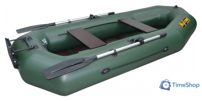 Моторно-гребная лодка Муссон R-260 PC TP (зеленый) - Изображение №5 — Интернет-магазин Time-Shop