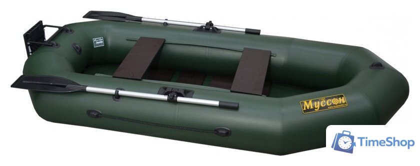 Моторно-гребная лодка Муссон R-260 PC TP (зеленый) - Изображение №6 — Интернет-магазин Time-Shop