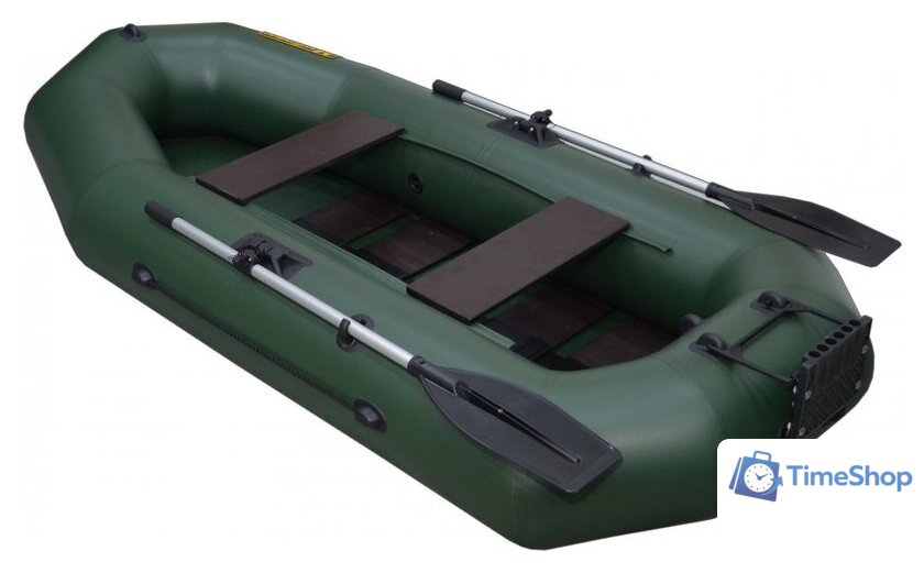 Моторно-гребная лодка Муссон R-260 PC TP (зеленый) - Изображение №3 — Интернет-магазин Time-Shop