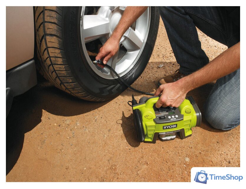 Автомобильный компрессор Ryobi R18I-0 5133001834 (без АКБ) - Изображение №6 — Интернет-магазин Time-Shop