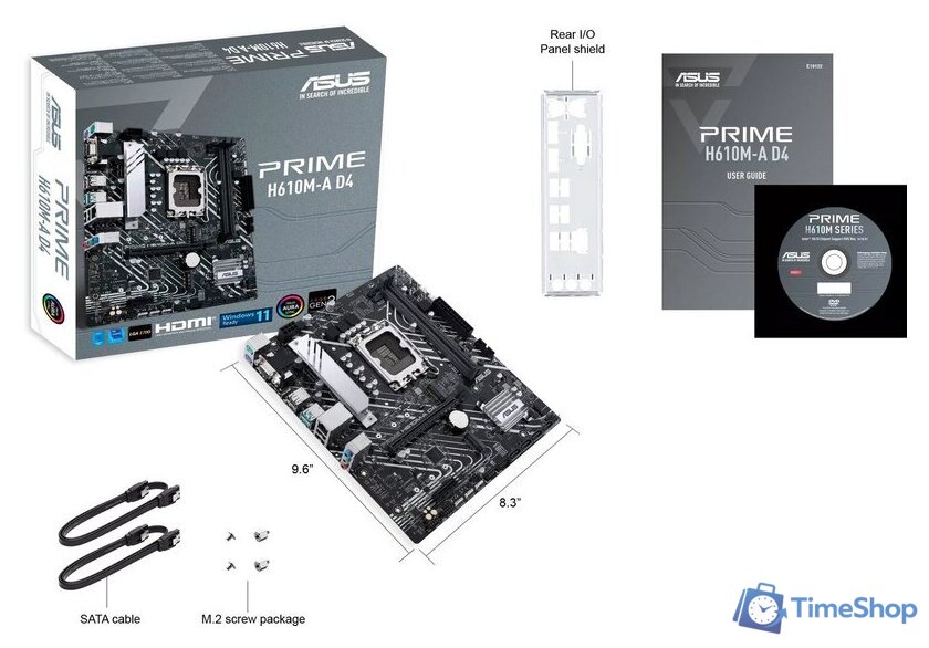Материнская плата ASUS Prime H610M-A D4 - Изображение №7 — Интернет-магазин Time-Shop