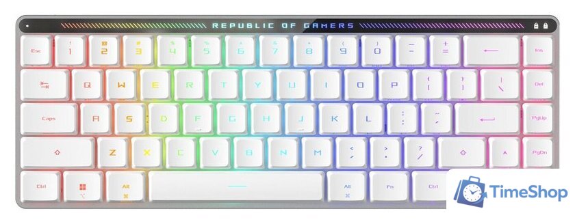 Клавиатура ASUS ROG Falchion RX Low Profile (ASUS ROG RX Red, белый) - Изображение №1 — Интернет-магазин Time-Shop