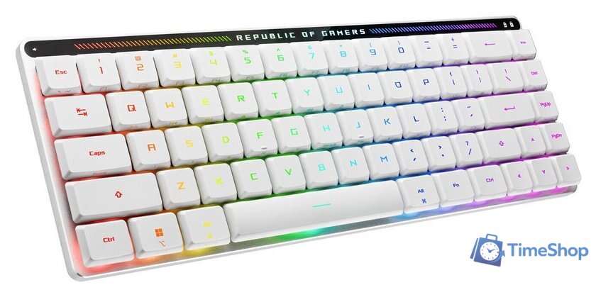 Клавиатура ASUS ROG Falchion RX Low Profile (ASUS ROG RX Red, белый) - Изображение №3 — Интернет-магазин Time-Shop