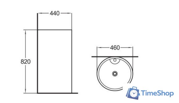 Умывальник SantiLine SL-4003MB - Изображение №2 — Интернет-магазин Time-Shop