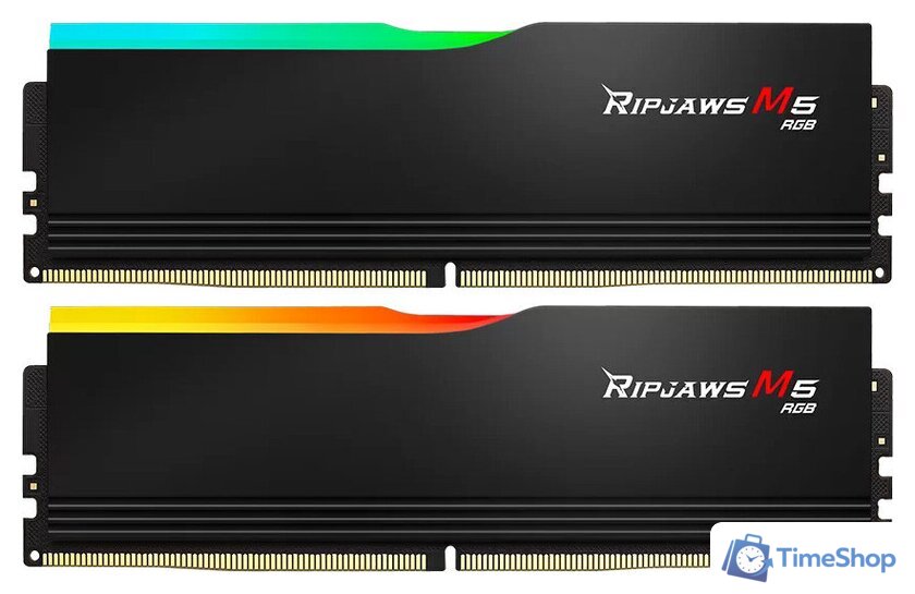 Оперативная память G.Skill Ripjaws M5 RGB 2x16ГБ DDR5 6000 МГц F5-6000J3040F16GX2-RM5RK - Изображение №1 — Интернет-магазин Time-Shop