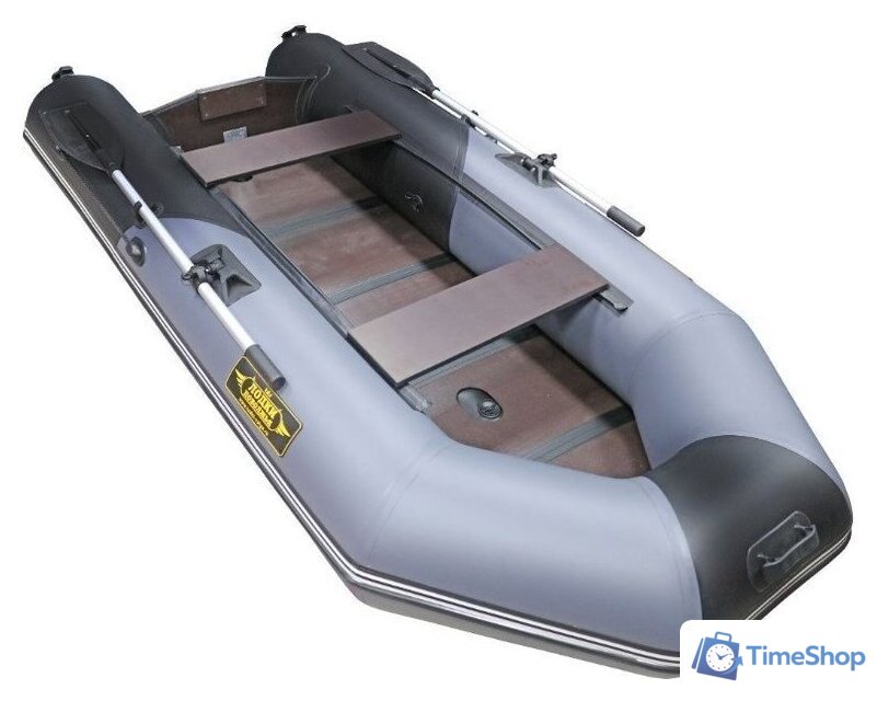 Моторно-гребная лодка Муссон 2800 СК LIGHT (серый/черный) - Изображение №5 — Интернет-магазин Time-Shop
