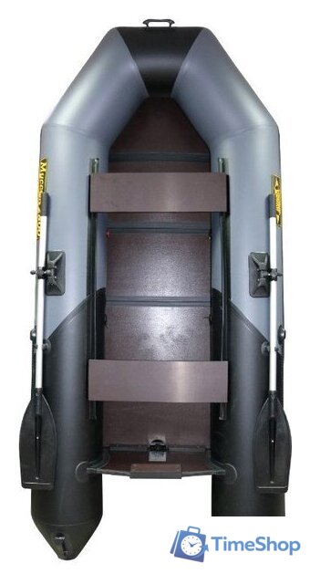 Моторно-гребная лодка Муссон 2800 СК LIGHT (серый/черный) - Изображение №1 — Интернет-магазин Time-Shop