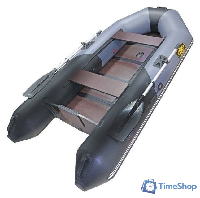 Моторно-гребная лодка Муссон 2800 СК LIGHT (серый/черный) - Изображение №6 — Интернет-магазин Time-Shop