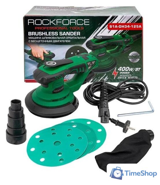 Эксцентриковая шлифмашина RockForce RF-S1A-DH34-125A - Изображение №1 — Интернет-магазин Time-Shop
