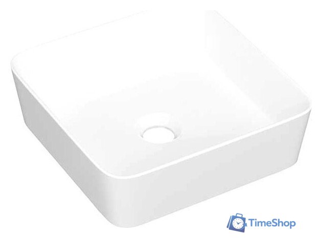 Умывальник Керамин Плаза 40 ФС (белый фаянс) - Изображение №1 — Интернет-магазин Time-Shop