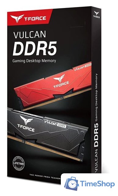 Оперативная память Team T-Force Vulcan 2x32ГБ DDR5 6000 МГц FLBD564G6000HC38JDC01 - Изображение №9 — Интернет-магазин Time-Shop