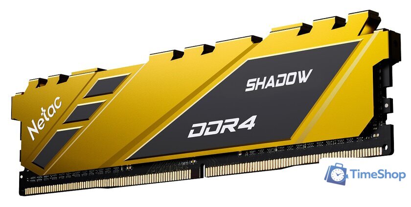 Оперативная память Netac Shadow 8ГБ DDR4 2666 МГц NTSDD4P26SP-08Y - Изображение №4 — Интернет-магазин Time-Shop