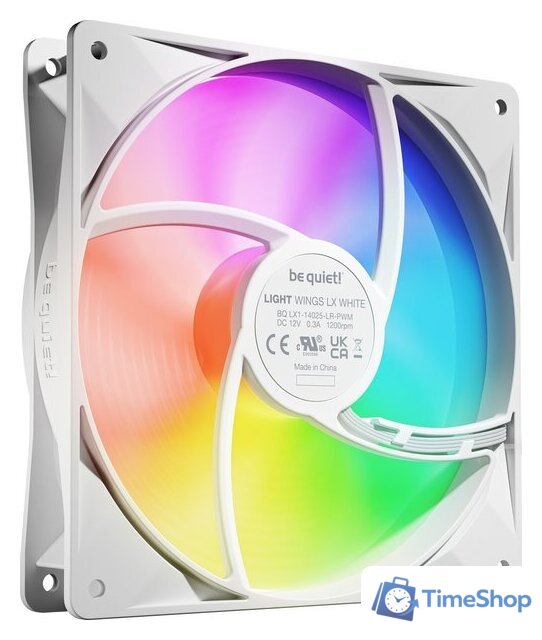 Комплект вентиляторов для корпуса be quiet! Light Wings LX 140mm PWM 3-Pack W BL128 - Изображение №3 — Интернет-магазин Time-Shop