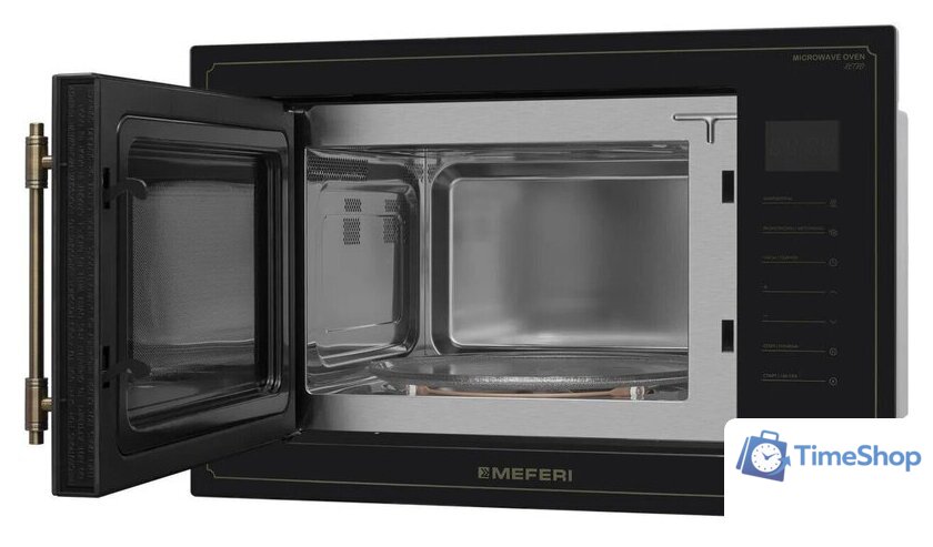 Микроволновая печь Meferi MMO6025BK Retro - Изображение №3 — Интернет-магазин Time-Shop